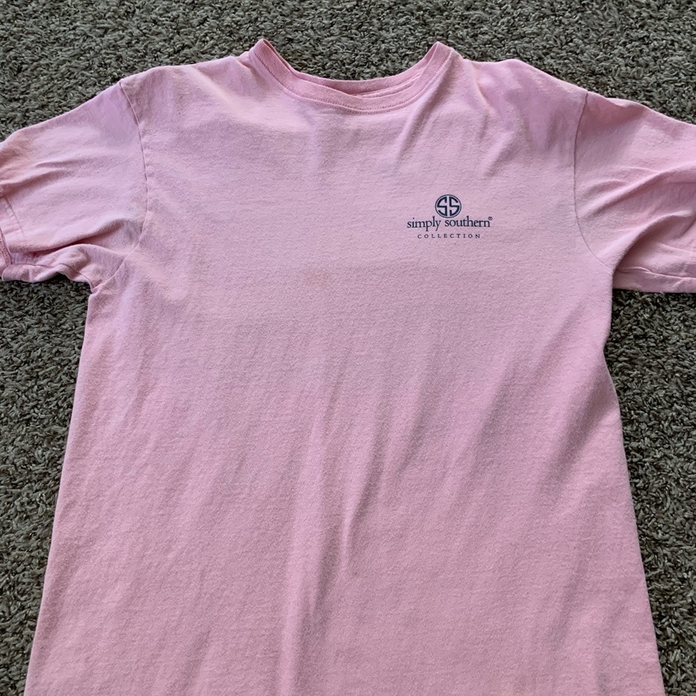 simply southern pink t shirt